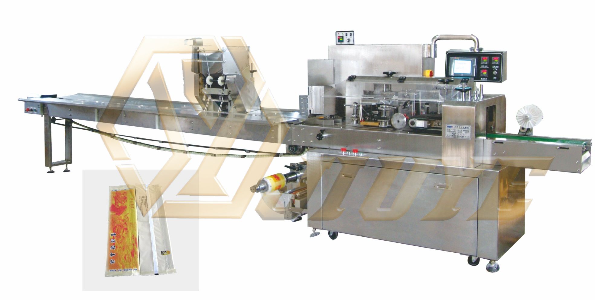 JY-B全自動濕巾筷子包裝機